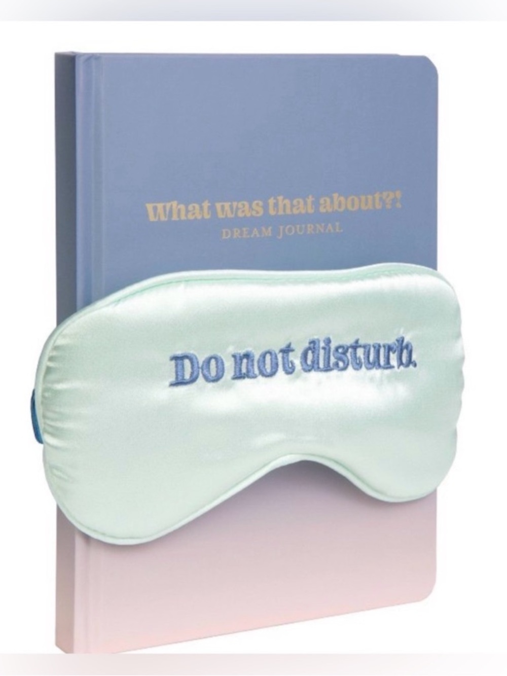 Do Not Disturb Satin Sleep Mask & Dream Journal Set